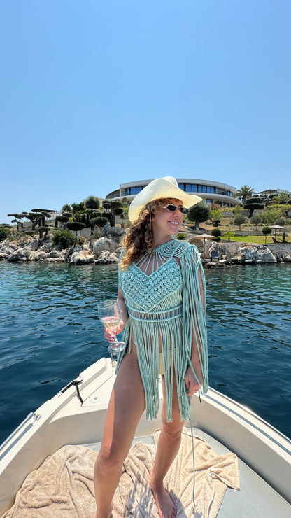 Rochie cu umeri scurtă / lungă